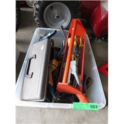 Tote of used tools