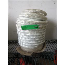 Coil of new braided nylon rope