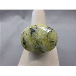 Hand Carved - Yellow Turquoise Gemstone Ring