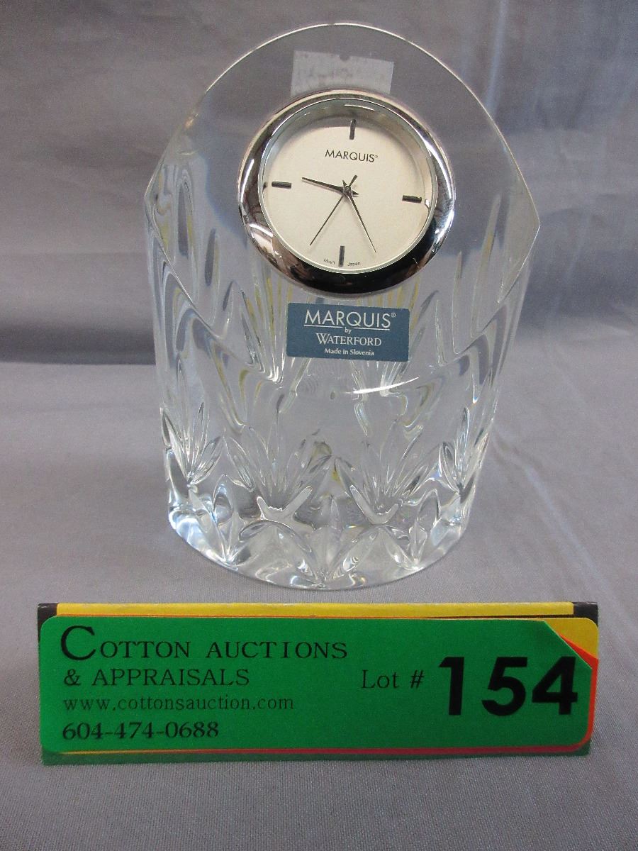 Marquis Waterford crystal clock