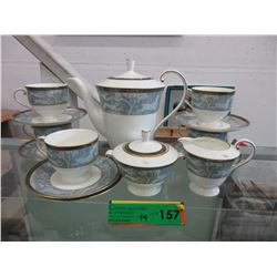Mikasa "Platinum" porcelain tea set