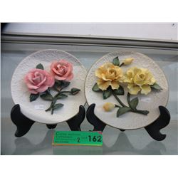 2 Limited Edition - Franklin Mint plates