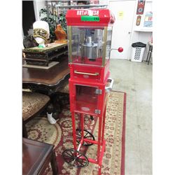 Floor standing electric popcorn maker - used