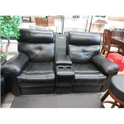 NEW - Power reclining loveseat with console center