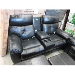 NEW - Power reclining loveseat with console center