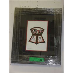Richard Shorty framed print "Copper Design"