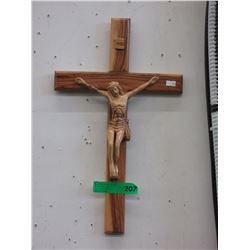 Olive wood Crucifix from Bethlehem