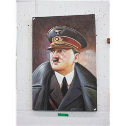Hebner Signed Painting of Adolf Hitler