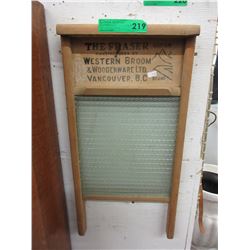 "Western Broom" washboard