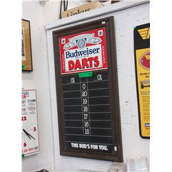 Budweiser dart scoreboard