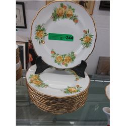 Royal Albert "Tea Rose" china - 12 Pieces
