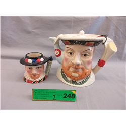 James Sadler character teapot & mug