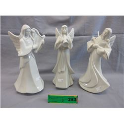 3 Mikasa fine porcelain nativity figurines