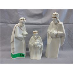 3 Mikasa fine porcelain nativity figurines