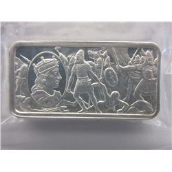 2.08 Troy Oz. Proof Quality .925 Silver Art Bar