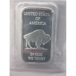 2016 Indian/ Buffalo motif Silver Art Bar