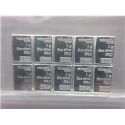 Valcambi Suisse Mint Silver Investors Bar