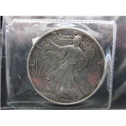 1990 Walking Liberty Silver Coin