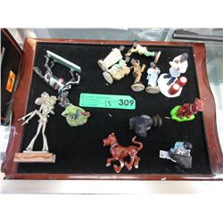 13 Collectibles figurines - some die cast