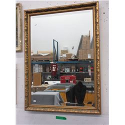 Large framed mirror - used