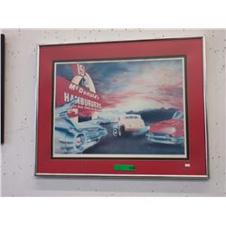 Signed limited edition McDonald's poster