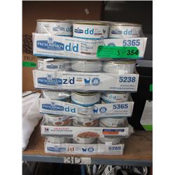 5 Cases of assorted cat food