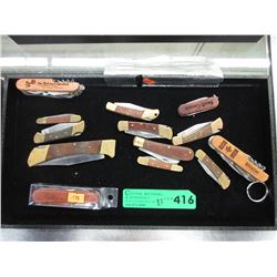 13 New & used pocket knives