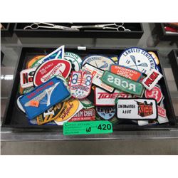 60 Assorted new & used patches