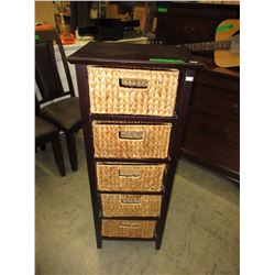 Small dresser with pull out storage baskets - used