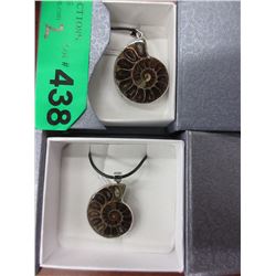 2 New Ammonite pendants