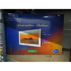 Illuminated decorative picture