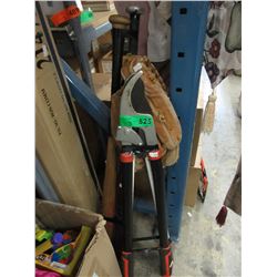 Garden tools & Baseball bats