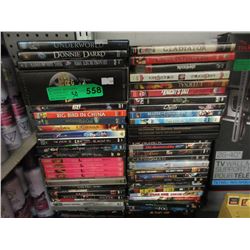 50 Movie DVD's - used