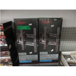 2 New tilting TV wall mounts