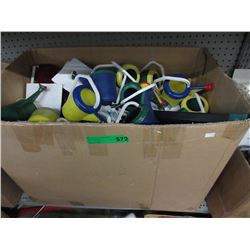 Box of new children's toys
