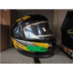 Used motorcycle helmet