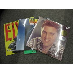 3 Elvis Presley vinyl records