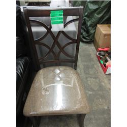 NEW - Dining chair with upholstered chenille