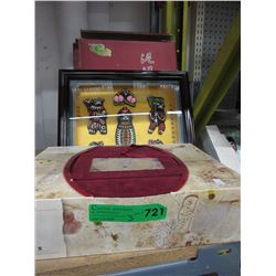 New scrap book box & oriental wall art