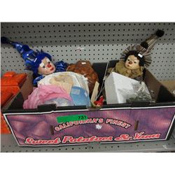 Puppets, collector plates & more