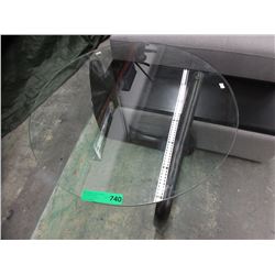 NEW - Glass top end table