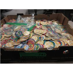 500 Simpsons pogs