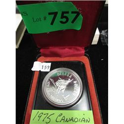 1975 Canadian Silver Dollar Coin