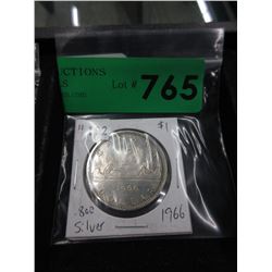 1966 Canadian Silver Dollar Coin