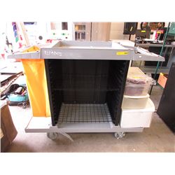 Industrial housekeeping cart - used