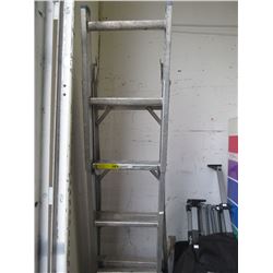 7" Aluminum step ladder - used