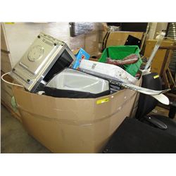 Skid of used household goods