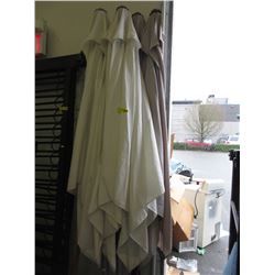 4 Large patio umbrellas