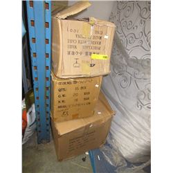 6 Cases of new unglazed pottery