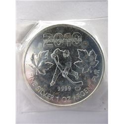 1 Oz. -Special Silver 2010 Vancouver Olympics Coin